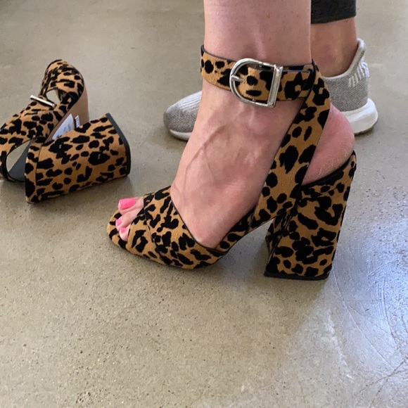 topshop leopard heels